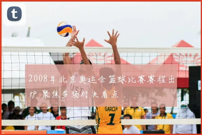2008年北京奥运会篮球比赛赛程出炉 聚焦多场对决看点