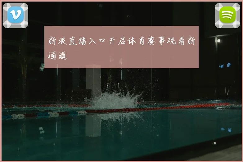 新浪直播入口开启体育赛事观看新通道